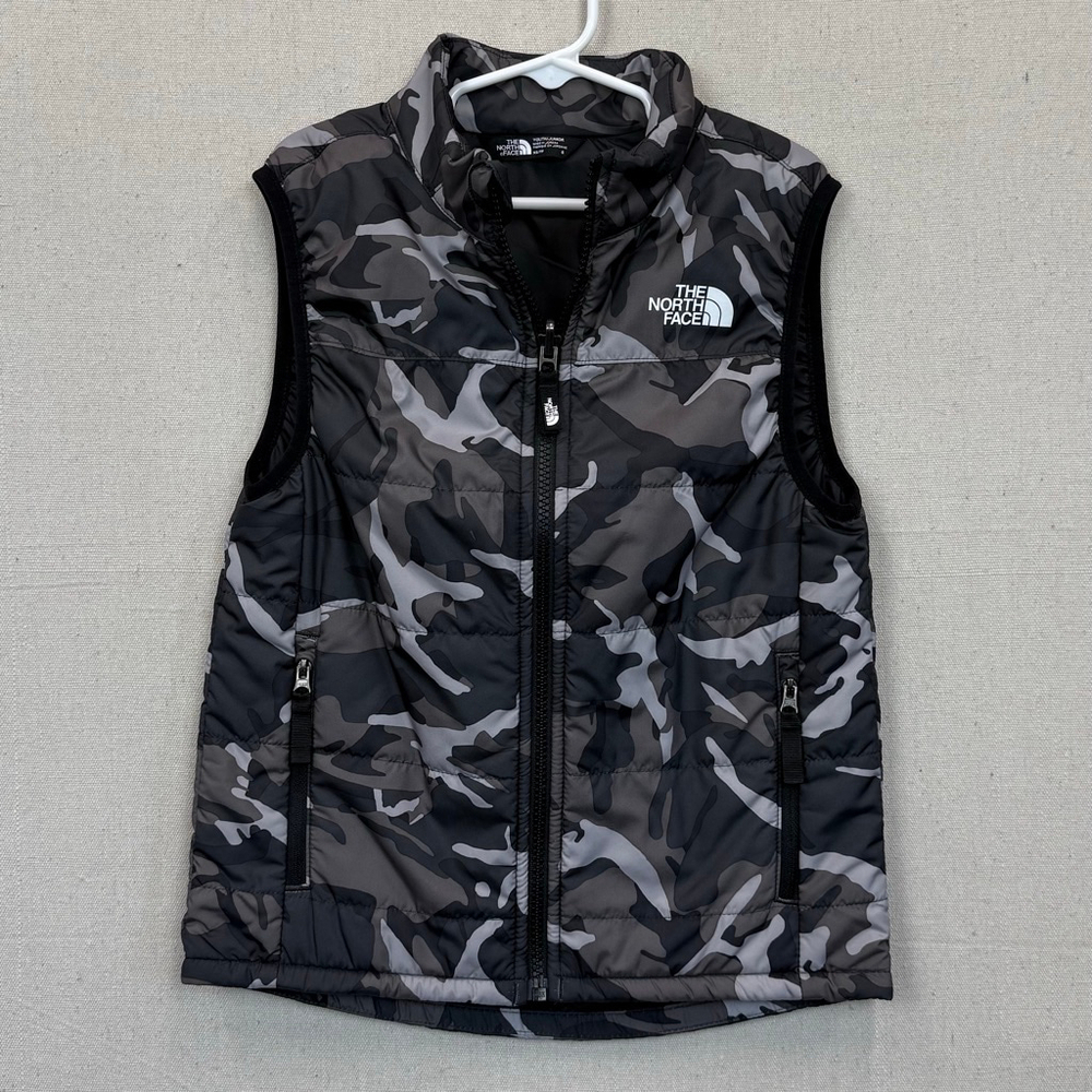 The North Face Reactor insulated camo puffer vest-XS/6